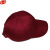 谋福 工作 太阳帽 棒球帽 鸭舌帽 户外遮阳帽子 便携式搭扣 可调节 棉 19色 酒红-白帽檐