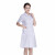 劳保佳 娃娃领护士服 实验室药店养老院工作服 平纹夏款 可定制logo 蓝色 XXL码 一件装