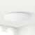 Yeelight 皎月LED客厅吸顶灯纯白版智能语音控制卧室吸顶灯调光调色智能联动带氛围灯遥控器手机控制A2004900