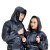 林盾（LINDUN）建筑工地防水雨衣套装骑车施工雨披大褂 牛筋布单层套装 XXXXL