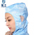 星工（XINGGONG）防静电服 连体带帽无尘洁净服防尘用喷漆防护工作服 蓝色XL码