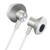 【实收两条耳机】 奥克罗 入耳式线控手机耳机 通用安卓苹果华为oppo小米vivo三星 银白色