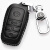 2021款丰田第八代凯美瑞钥匙包普拉多霸道2700钥匙套专用汽车真皮智能遥控钥匙扣壳 D款智能3键（15-17款普拉多和凯美瑞用） 黑色