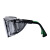 UVEX防护眼镜9161141焊接眼镜 防刮防冲击防溅射 焊接滤片1.7 德国优维斯9161焊工眼镜 绿色 1副装
