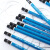 施德楼（STAEDTLER）素描铅笔100蓝杆专业绘图绘画学生速写工具-3H（12支装）