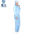 星工（XINGGONG）防静电服 连体带帽无尘洁净服防尘用喷漆防护工作服 蓝色XL码