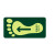 星工（XINGGONG）安全出口地贴夜光地贴荧光指示牌提示荧光通道牌 疏散方向 左脚安全出口5个装