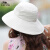 卡古斯(CACUSS)遮阳帽子 女士夏天时尚大檐太阳帽可折叠防晒沙滩帽C0042 米色