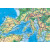 2019世界地形图挂图 世界地图挂图  卷轴精品 2米x1.5米 平面地形地图 大张挂图