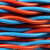 远东电缆 RVS 2*0.752芯红/蓝铜芯双绞软电线 100米【有货期非质量问题不退换】