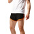 力为（Leevy）运动短裤 男夏跑步健身短裤 速干三分田径训练马拉松裤 透气 黑色/荧光黄 XL