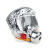 谋福 CNMF 8100新国标逃生面罩火灾防毒面具 消防防毒面具 面罩 过滤式自救呼吸器 3C认证（30分钟款标准款）