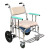 FZK+  坐便椅子 老人带轮坐便椅铝合金坐便器洗澡椅移动马桶坐厕椅老人用品护理助手