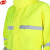 谋福 安全反光雨衣 风衣式荧光黄雨衣 牛津涂层布 雨披 XL-170