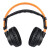 西伯利亚K9 游戏耳机头戴式 电竞吃鸡耳机 电脑笔记本耳机 7.1声道耳麦带话筒 绝地求生耳机 K9  USB接口 电脑版 黑橙色