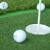PGM 室内高尔夫练习器  高尔夫果岭练习器 人造果岭 推杆练习器 0.75*3M+推杆/四色草