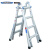 稳耐（werner）MT-17CN 伸缩梯子多功能铝合金工程梯1.4米至4.6米加厚折叠人字梯工业两用梯