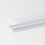 施米斯 PVC行线槽塑料弧形线槽 半圆白色装潢用行线槽 电线网线布线槽电料配件一米一根 半圆（7号） 18*70 两米