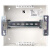 施耐德配电箱 天朗系列暗装金属门 强电配线箱白色 金属盖 单排8回路