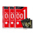 【JD物流】冈（OKAMOTO）本日本001避孕套安全套超薄0.01男女用持久型002/003 001红色经典3只装/一盒