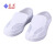 紫羲（ZXFH.NET）生产加工用防静电网面鞋 白蓝色PVC帆布两孔网眼鞋防静电工作无尘鞋 工作鞋 白色网面鞋+10双 46码