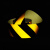 9F警示胶带黑黄斑马反光安全警戒线胶带 全国免邮 10cm宽黄黑45.7米