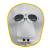 厚创 电焊面罩可拆卸 牛皮焊工面罩 隔热防护氩弧焊工业面部防护 混色眼镜3副 眼镜颜色任意配