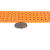 英耐特 高强涤纶盘带  2.5-5公分宽扁绳 50mm宽*50m橘色