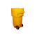 西斯贝尔/SYSBEL SYD650 移动式应急处理桶 聚乙烯材质 65加仑有毒物质密封桶 CE认证 黄色 1台装 