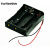 TaoTimeClub 电池保护座 电池盒 电池座 充电座5号 7号1节2节3节4节 多种规格可选 3节18650带线（1个）