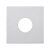 西蒙（simon） E6系列出线面板 带穿线孔空白盖板86型暗装 雅白色