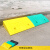 虎邦 马路牙子台阶垫斜坡垫汽车上坡垫门槛斜坡板塑料路沿坡三角垫爬坡垫 黄色-高16cm