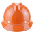 海华 安全帽工地透气玻璃钢建筑工程施工帽领导头盔电力电工监理防砸劳保B6K 橘色