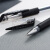 中性笔858黑色碳素中性笔 签字笔 学生办公速记12支装 12支黑色中性笔