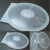 天顺（tianshun） 光盘盒 光盘袋子 DVD袋刻录盘袋CD袋可插封面方形半圆CD盒 单面半圆塑料光盘盒(50个装)