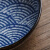 光峰日本进口青海波釉下彩米饭碗面碗日式和风陶瓷餐具汤碗家用日料 高脚反口大碗21cm