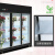 乐创（lecon）鲜花柜保鲜柜展示柜冷藏柜鲜花植物柜陈列立式展示柜 风冷鲜花柜 黑色双层玻璃对开门 上机 1.8米三门