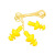 英发（YINGFA） 英发带绳螺旋耳塞 防水护耳 柔软舒适 成人儿童游泳教练推荐 黄色