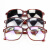 防紫外线电焊眼镜焊工防护眼镜劳保防铁屑氩弧焊平光镜玻璃眼镜 透明镜片 均码
