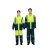 劳博士(LABORS) 环卫反光雨衣雨裤套装 交通安全荧光绿防水 警示分体雨衣 骑行 保安巡逻站岗 环卫雨衣 XL