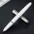 钢笔616升级款学生钢笔 白色 铱金墨水笔日常书写练字笔F尖 清新绿 616PLUS银夹