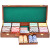 信莱域德州扑克筹码盒 筹码箱 不含筹码 铝质 皮质 500片实木筹码箱