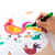 美乐童年儿童画画本画纸绘画本图画本涂色本填色本幼儿涂画本绘画本填色步步学画可爱动物