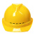 谋福 CNMF 9520 加厚透气安全帽工程帽 定制收费（V型加厚三面透气安全帽） 可定制logo 黄色