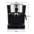 汉美驰（Hamilton Beach）咖啡机 意式家用半自动高压蒸汽打奶泡浓度可选 专业15巴泵压