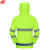 谋福  户外荧光绿格反光分体雨衣套装 交通路政成人男女骑行用 荧光绿格YGL02 L-170