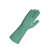 代尔塔/DELTAPLUS201802中型丁腈手套防化食品耐磨防油衬里硅胶面手套绿色9.5码12付/包