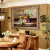 格绿美 餐厅装饰画欧式家居饭厅有框艺术壁画咖啡厅油画墙画葡萄水果 T204 含框尺寸30*40厘米