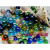 憶芗五彩色石头玻璃珠扁珠装饰鱼缸弹珠玻璃球水培 1.4弹珠500克