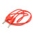 TaoTimeClub 测试导线 香蕉插头转香蕉插头 双头夹线 高压测试线 硅胶线 一条 红色